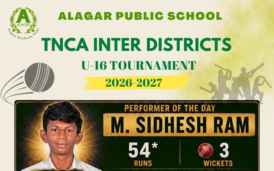 TNCA Inter-Districts U-16 cricket tournament winners